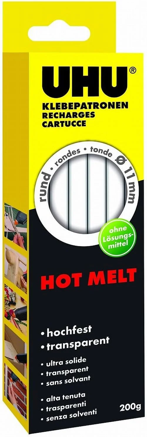 تفنگ چسب حرارتی UHU، ذوب داغ، کیت استارتر، 47865