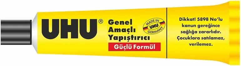 چسب همه کاره اوهو، چسب جهانی آزمایش شده و مطمئن برای تقریباً تمام موارد چسباندن مانند صنایع دستی و تعمیرات، تیوپی، 125 میلی لیتر، شفاف (بسته 3 عددی)