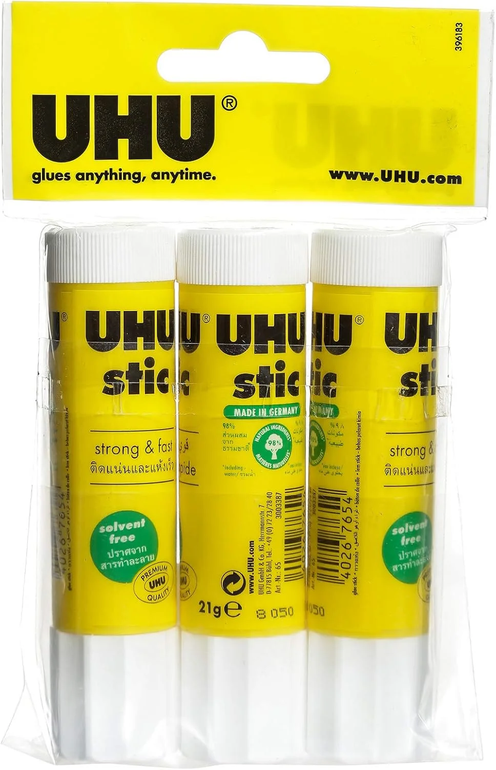 چسب ماتیکی UHU - 3 عدد