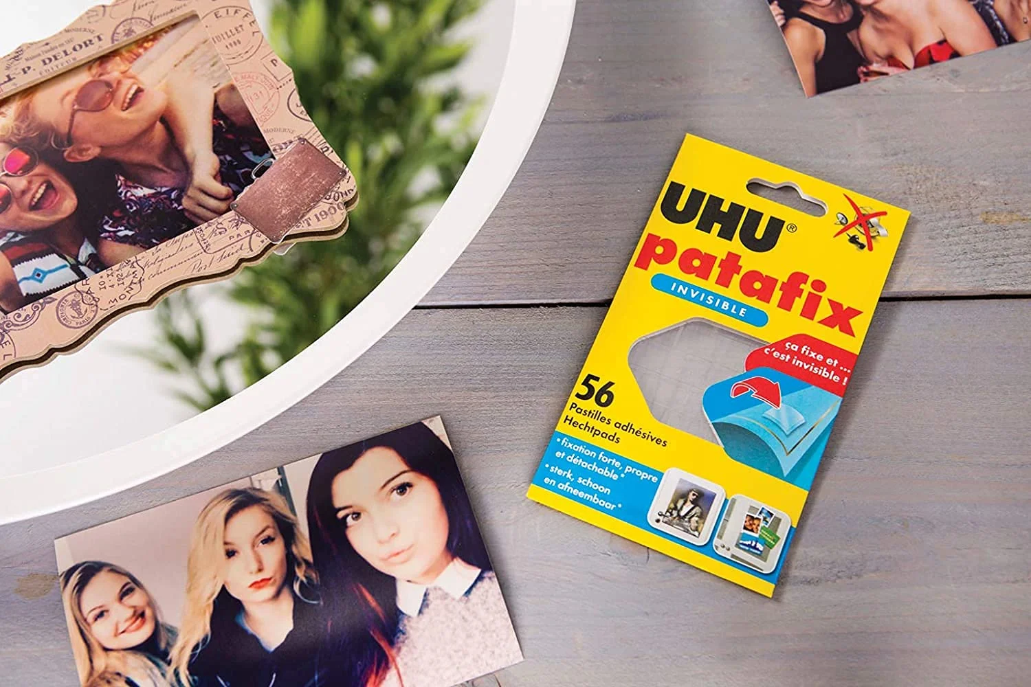 چسب پد های شفاف دو طرفه UHU PATAFIX، برای نصب آسان و تمیز عکس ها، نقاشی ها، کارت پستال ها، پوسترها، استیکرهای پنجره و موارد دیگر (بسته 2 عددی) چسب پد های شفاف دو طرفه UHU PATAFIX، برای نصب آسان و تمیز عکس ها، نقاشی ها، کارت پستال ها، پوسترها، استیکرهای پنجره و موارد دیگر (بسته 2 عددی)