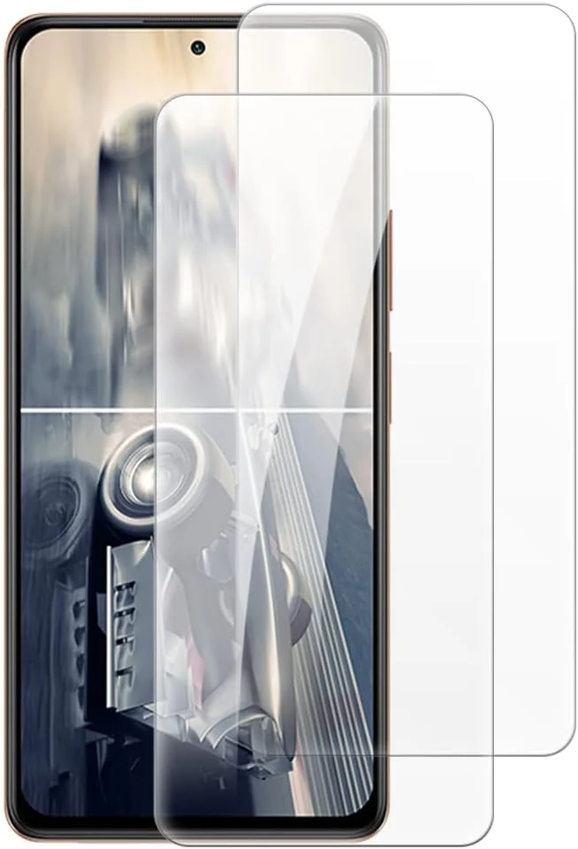 محافظ صفحه نمایش شیشه ای حرارت دیده Shantime [بسته 2 عددی] سازگار با گوشی شیائومی ردمی نوت 10 پرو نسخه بازارهای بین المللی (6.67 اینچ)، شفاف HD ضد خش بدون حباب و سازگار با قاب