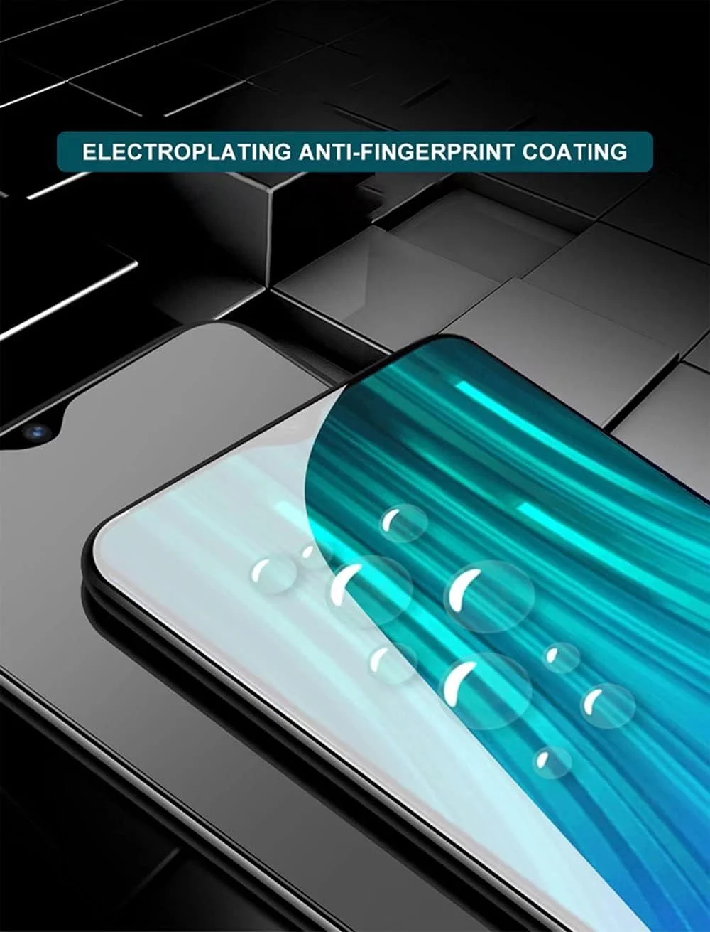 محافظ صفحه نمایش BaiBaiDY برای گوشی شیائومی Redmi Note 11S 5G، ضد خش، ضد اثر انگشت، شیشه حرارت دیده. (2 عددی)