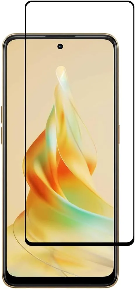 محافظ صفحه نمایش Al-HuTrusHi سازگار با Oppo Reno9 Pro / Reno8 T 5G / A1 Pro / Reno9 / Reno9 Pro+/ Reno9 Pro Plus، محافظ صفحه نمایش شیشه ای حرارت دیده [پوشش کامل HD] [نصب آسان]