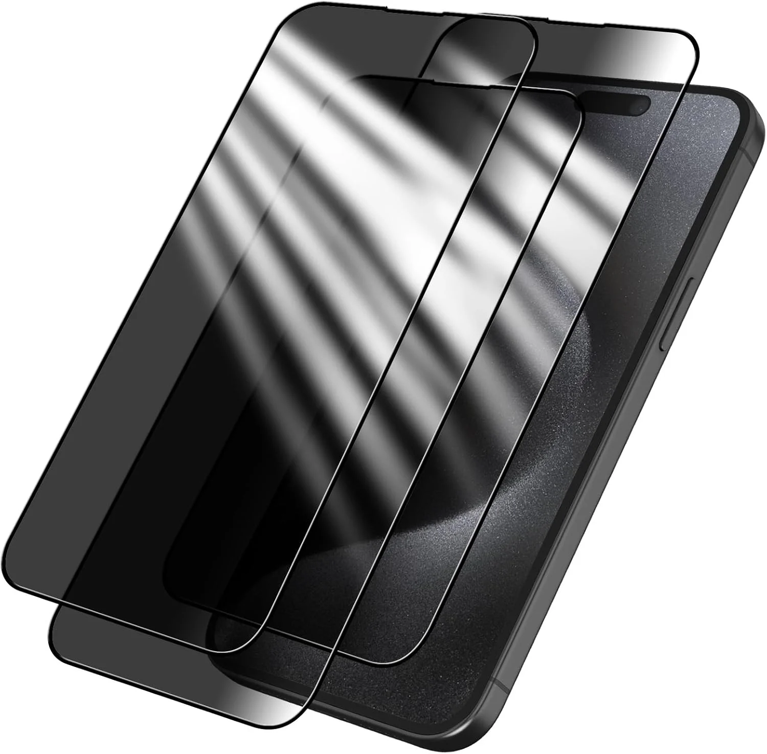 محافظ صفحه نمایش حریم خصوصی شیشه ای MINUUISCT، 3 عدد، مناسب برای گوشی های شیائومی Redmi Turbo 3 5G/4 5G/Poco X7 Pro 5G، محافظ صفحه نمایش ضد جاسوسی، فیلم ضد جاسوسی تمام صفحه، بدون حباب