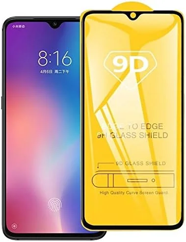 محافظ صفحه نمایش GHZHEGIZHUND فیلم شیشه ای حرارت دیده با چسب کامل 9D برای لوازم جانبی تلفن های همراه Xiaomi Mi 9T Pro