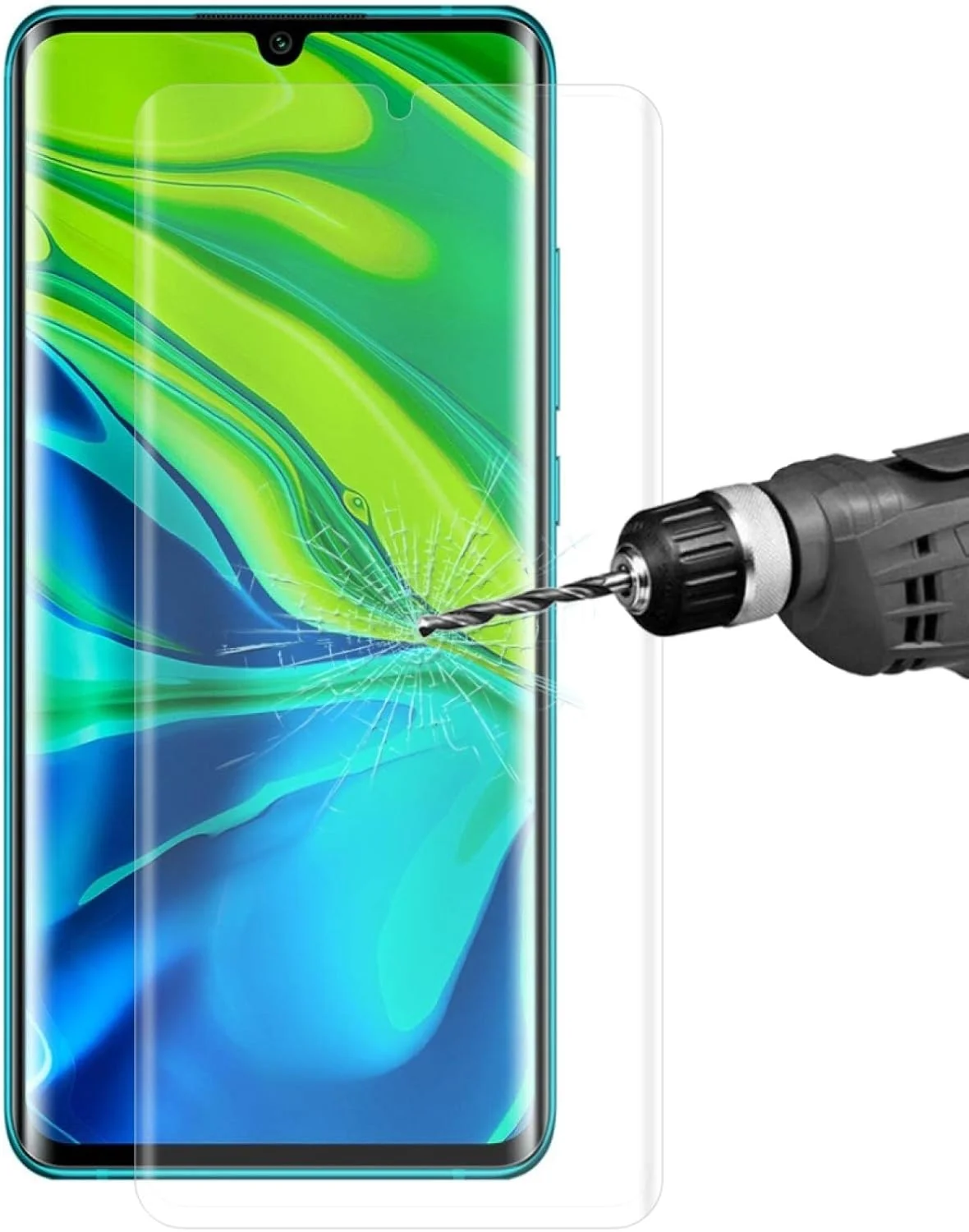 محافظ صفحه نمایش گوشی موبایل شیشه ای برای گوشی شیائومی MI CC9 Pro/MI Note 10 Global Hat-Prince ضخامت 0.26mm سختی 9H با لبه های خمیده و پوشش کامل