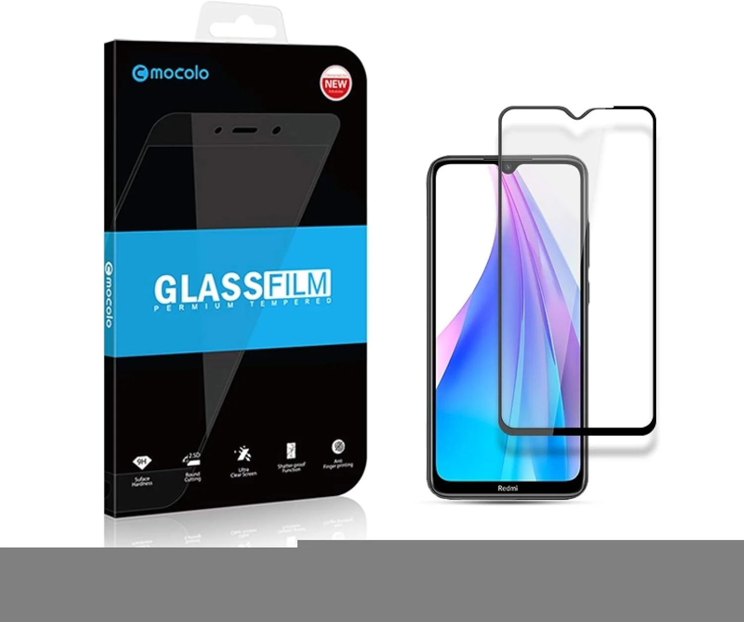 محافظ صفحه نمایش شیشه ای شیائومی ردمی نوت 8T، 2 عدد، 0.33 میلی متر، سختی 9H، لبه های 2.5D، چسب کامل، لوازم جانبی تلفن همراه محافظ صفحه نمایش شیشه ای شیائومی ردمی نوت 8T، 2 عدد، 0.33 میلی متر، سختی 9H، لبه های 2.5D، چسب کامل، لوازم جانبی تلفن همراه