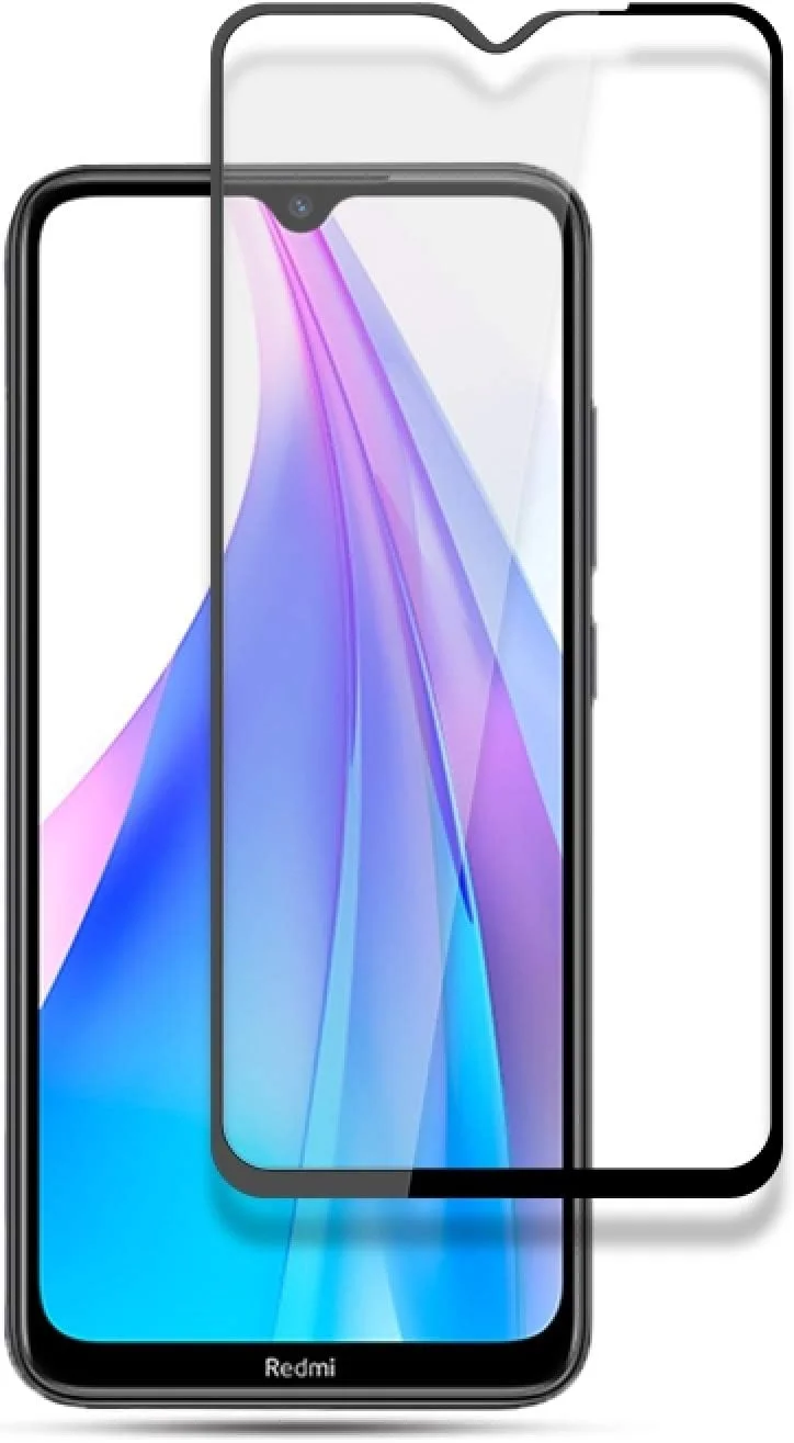 محافظ صفحه نمایش شیشه ای شیائومی ردمی نوت 8T، 2 عدد، 0.33 میلی متر، سختی 9H، لبه های 2.5D، چسب کامل، لوازم جانبی تلفن همراه