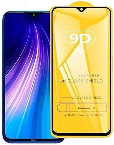 محافظ صفحه نمایش 25 عددی برای گوشی شیائومی ردمی نوت 8T، شیشه حرارت دیده با چسب کامل و پوشش کامل صفحه نمایش، لوازم جانبی موبایل