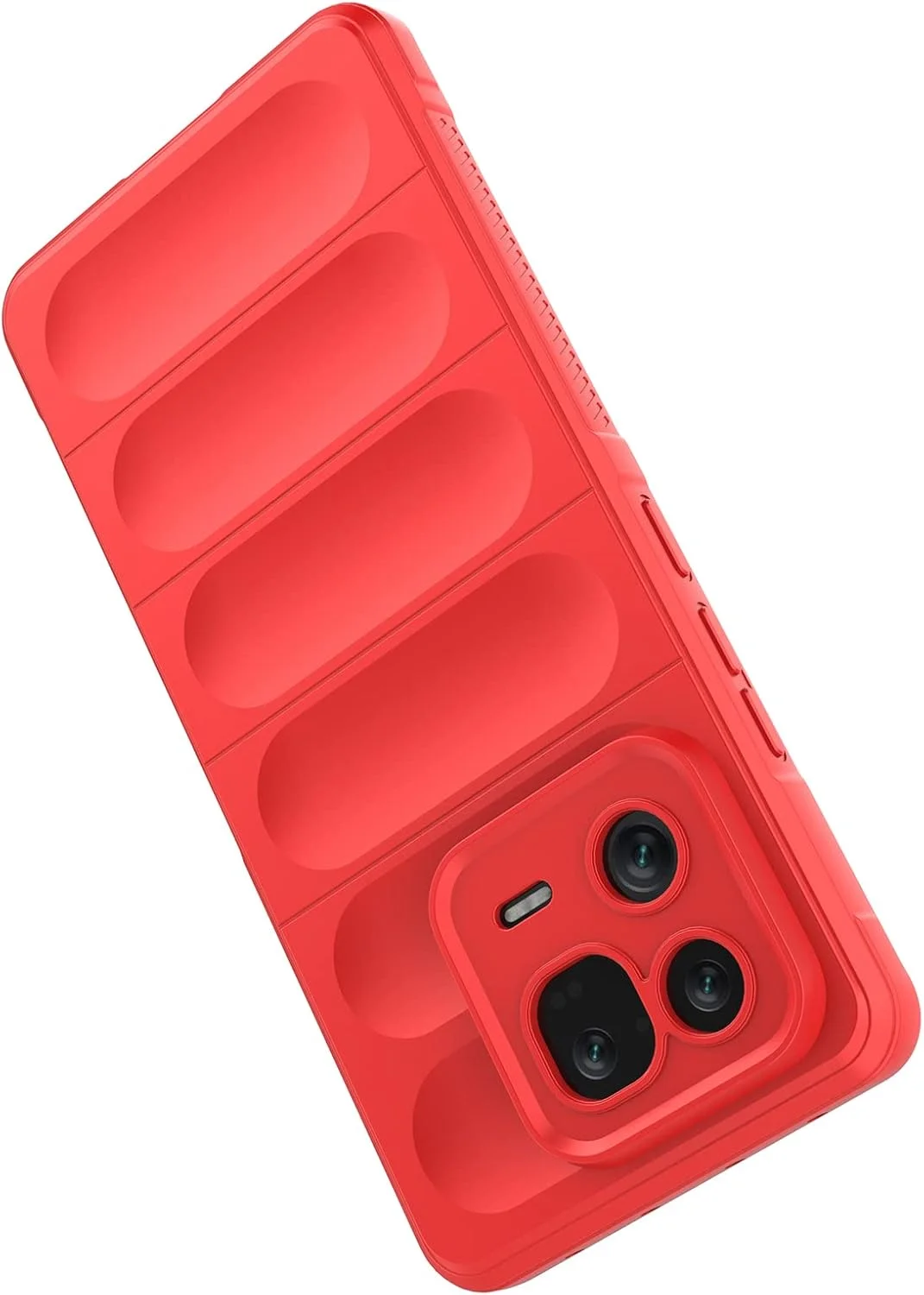 کاور GMUJIAO سازگار با شیائومی 13 پرو، ضد لغزش، ضد ضربه، ضد خش، محافظ با 2 محافظ صفحه نمایش شیشه ای تمپرد - قرمز