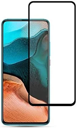 محافظ صفحه نمایش شیشه ای شیائومی Redmi K30 Pro ضخامت 0.33mm سختی 9H لبه 2.5D چسب کامل لوازم جانبی تلفن همراه