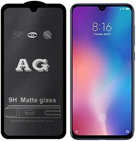 محافظ صفحه نمایش GHZHEGIZHUND شیشه ای مات و ضد اثر انگشت با پوشش کامل برای گوشی شیائومی Redmi Note 6 Pro