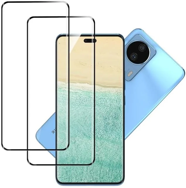 محافظ صفحه نمایش Banuyaw Xiaomi 13 Lite، شیشه حرارت دیده Xiaomi 13 Lite، بسته 2 عددی محافظ صفحه نمایش بدون حباب برای فیلم Xiaomi 13 Lite، شیشه محافظ حرارت دیده Xiaomi 13 Lite با سختی 9H