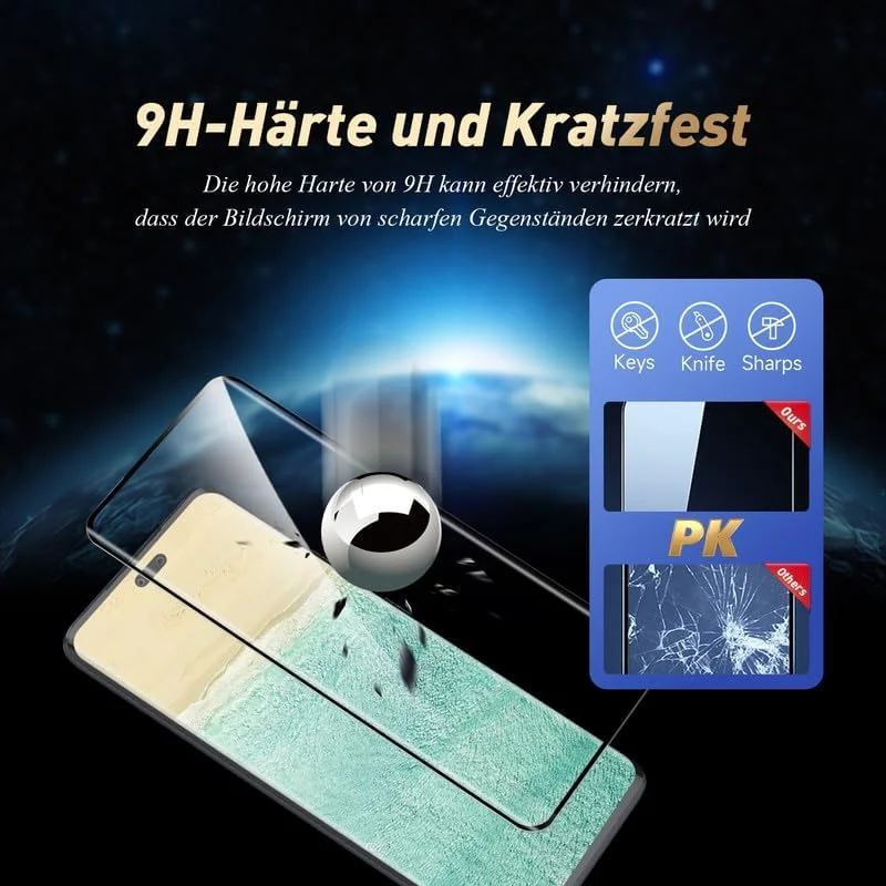 محافظ صفحه نمایش Banuyaw Xiaomi 13 Lite، شیشه حرارت دیده Xiaomi 13 Lite، بسته 2 عددی محافظ صفحه نمایش بدون حباب برای فیلم Xiaomi 13 Lite، شیشه محافظ حرارت دیده Xiaomi 13 Lite با سختی 9H