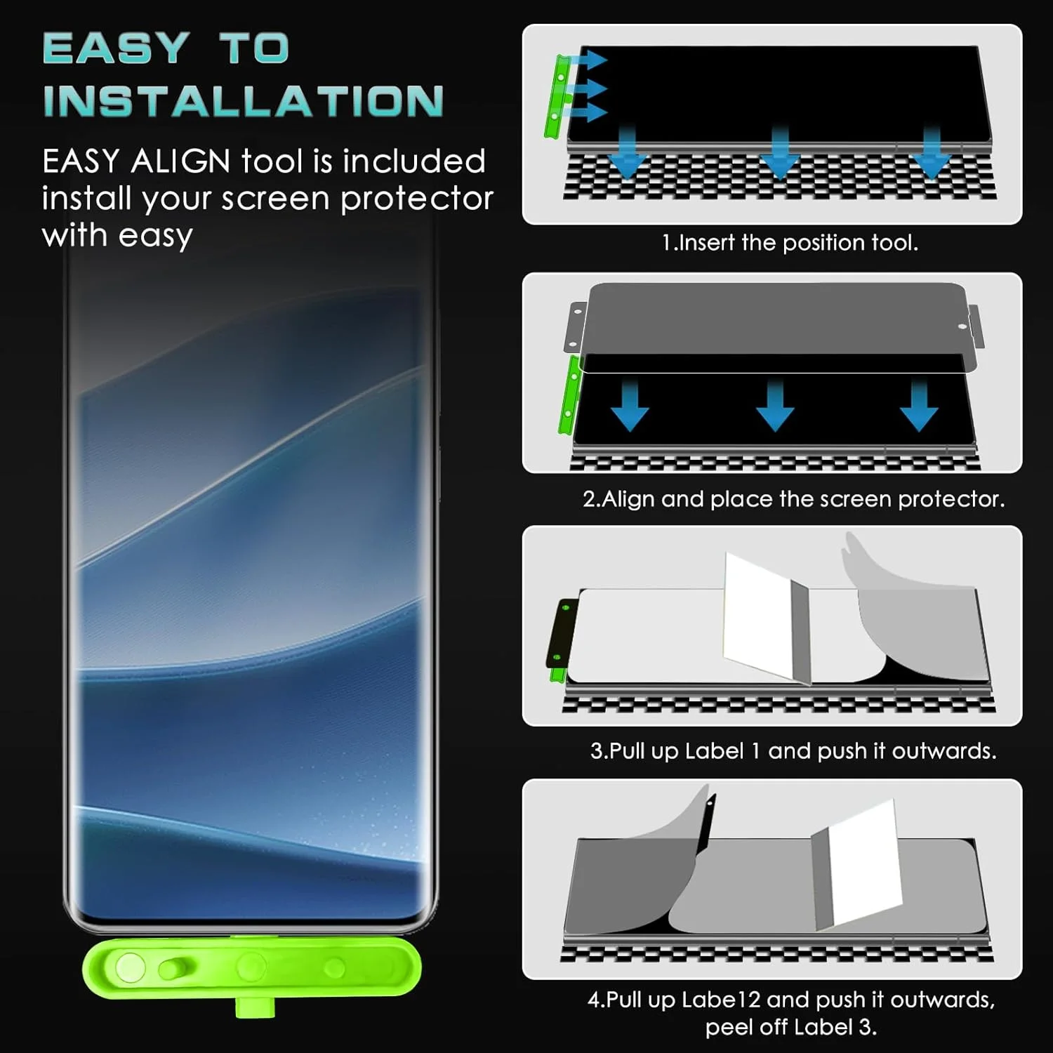 محافظ صفحه نمایش انعطاف پذیر TPU MiRowy شامل 4 عدد، مناسب برای گوشی شیائومی Redmi Note 14 Pro به همراه ابزار نصب، محافظ لنز دوربین شیشه ای حرارت دیده، فیلم محافظ برای شیائومی Redmi Note 14 Pro