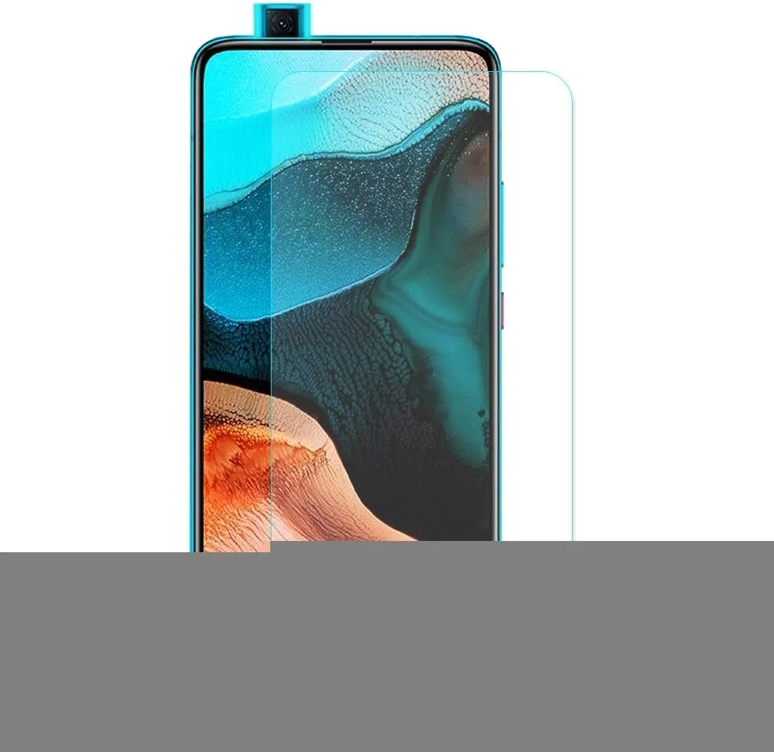 محافظ صفحه نمایش GHZHEGIZHUND برای گوشی های شیائومی Redmi K30/K30 Pro مدل Hat-prince ضخامت 0.26 میلی متر، سختی 9H، لبه های خمیده 2.5D، فیلم شیشه ای حرارت دیده، لوازم جانبی تلفن همراه