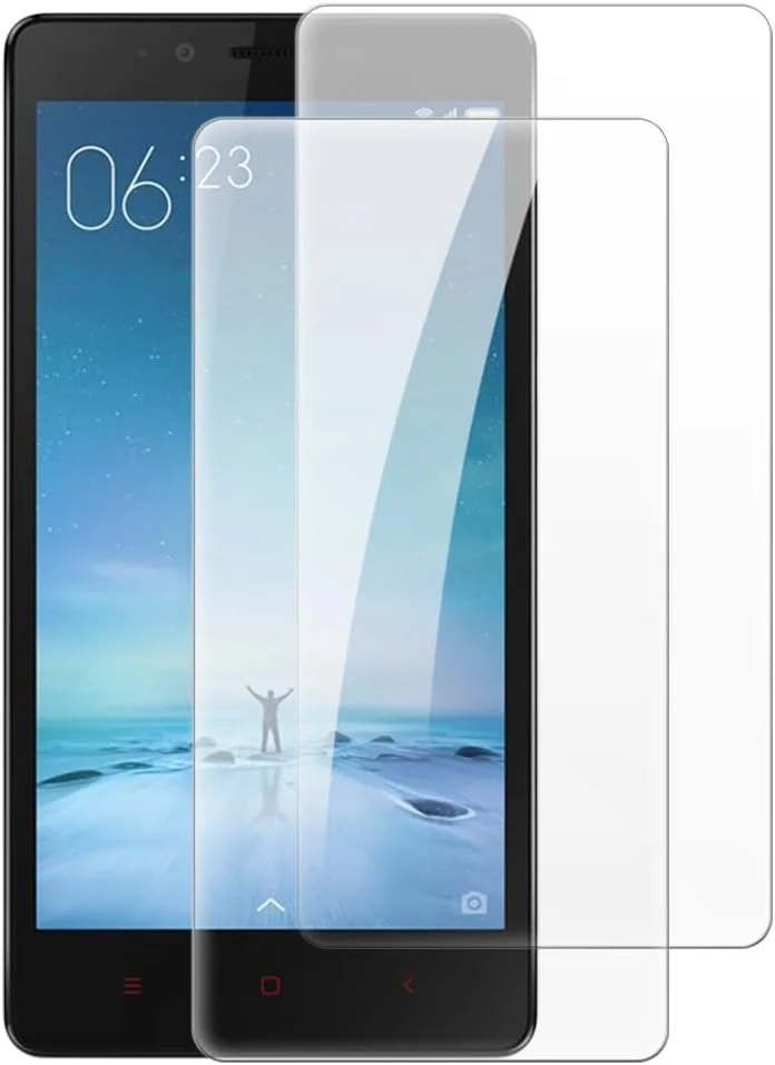 محافظ صفحه نمایش شیشه ای حرارت دیده شانتایم [2 عددی] سازگار با شیائومی ردمی نوت (5.5 اینچ)، شفاف HD ضد خش، بدون حباب، سازگار با قاب