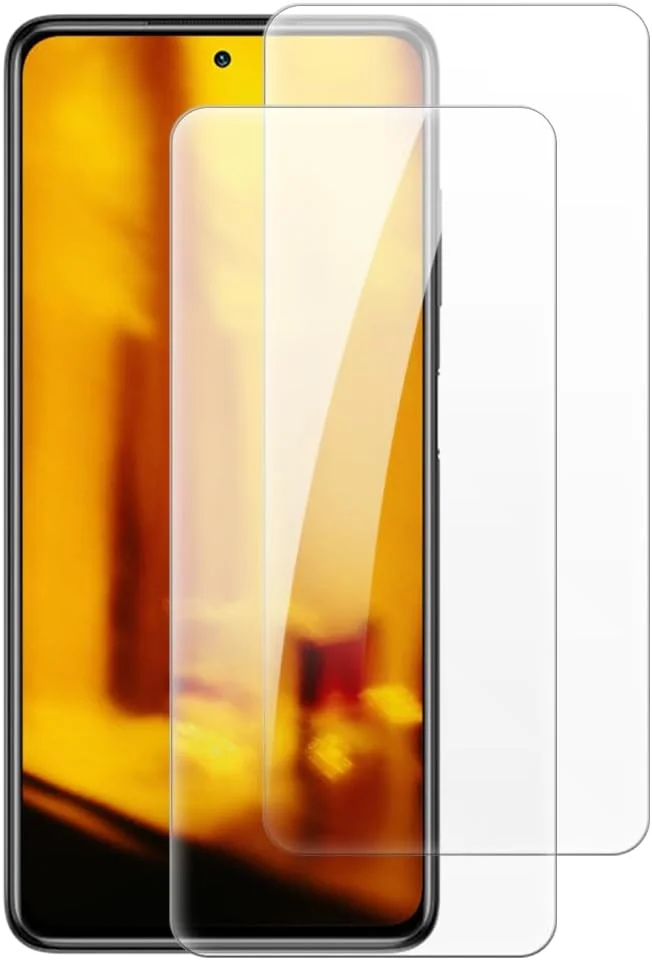محافظ صفحه نمایش شیشه ای حرارت دیده شانتایم [2 عددی] سازگار با شیائومی پوکو X3 NFC (6.67 اینچ)، شفاف HD ضد خش بدون حباب، مناسب با قاب