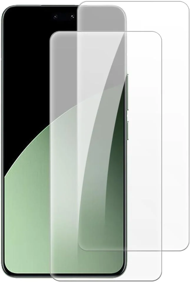 محافظ صفحه نمایش شیشه ای حرارت دیده شانتایم [2 عددی] سازگار با شیائومی 14 سیوی 5G (6.55 اینچ)، شفاف HD ضد خش بدون حباب، سازگار با قاب