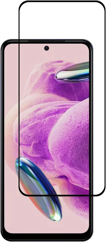 محافظ صفحه نمایش Al-HuTrusHi سازگار با گوشی های شیائومی Redmi Note 12S / Redmi Note 11S / Redmi Note 11 شیشه حرارت دیده [پوشش کامل HD] [نصب آسان] [سختی 9H] فیلم محافظ