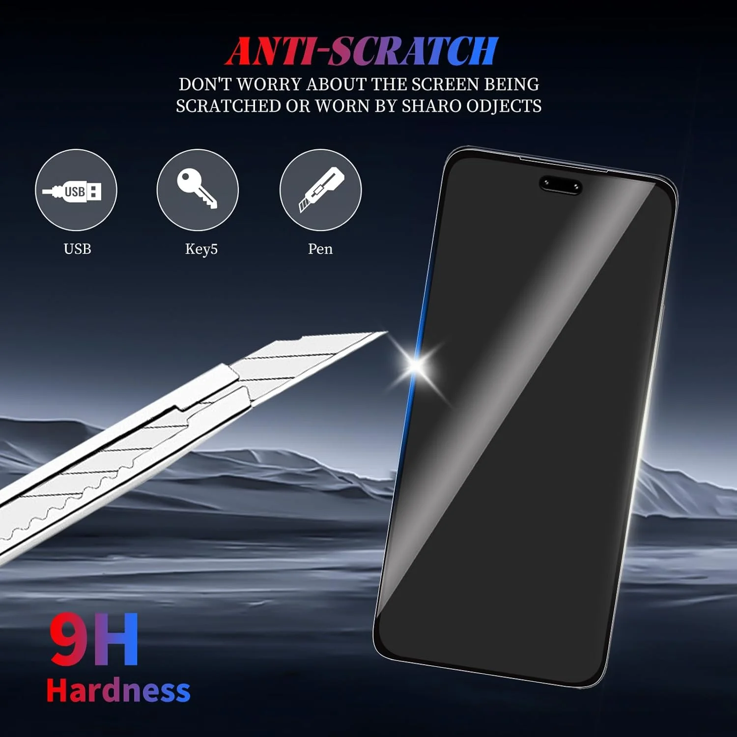 محافظ صفحه نمایش حریم خصوصی کولایک برای شیائومی 13 لایت، بسته 2 عددی، محافظ صفحه نمایش ضد جاسوسی، فیلم شیشه ای حرارت دیده ضد جاسوسی، فیلم حریم خصوصی، سختی 9H، ضد خش، ضد ضربه