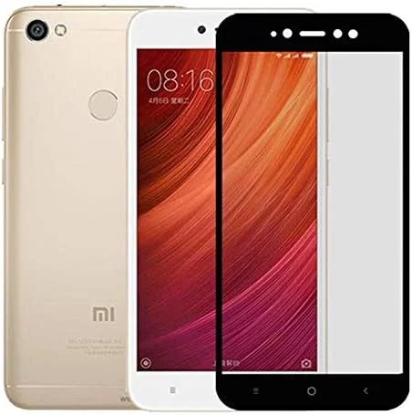 محافظ صفحه نمایش شیشه ای تمام چسب شیائومی Redmi Note 5A و 5A Prime - مشکی