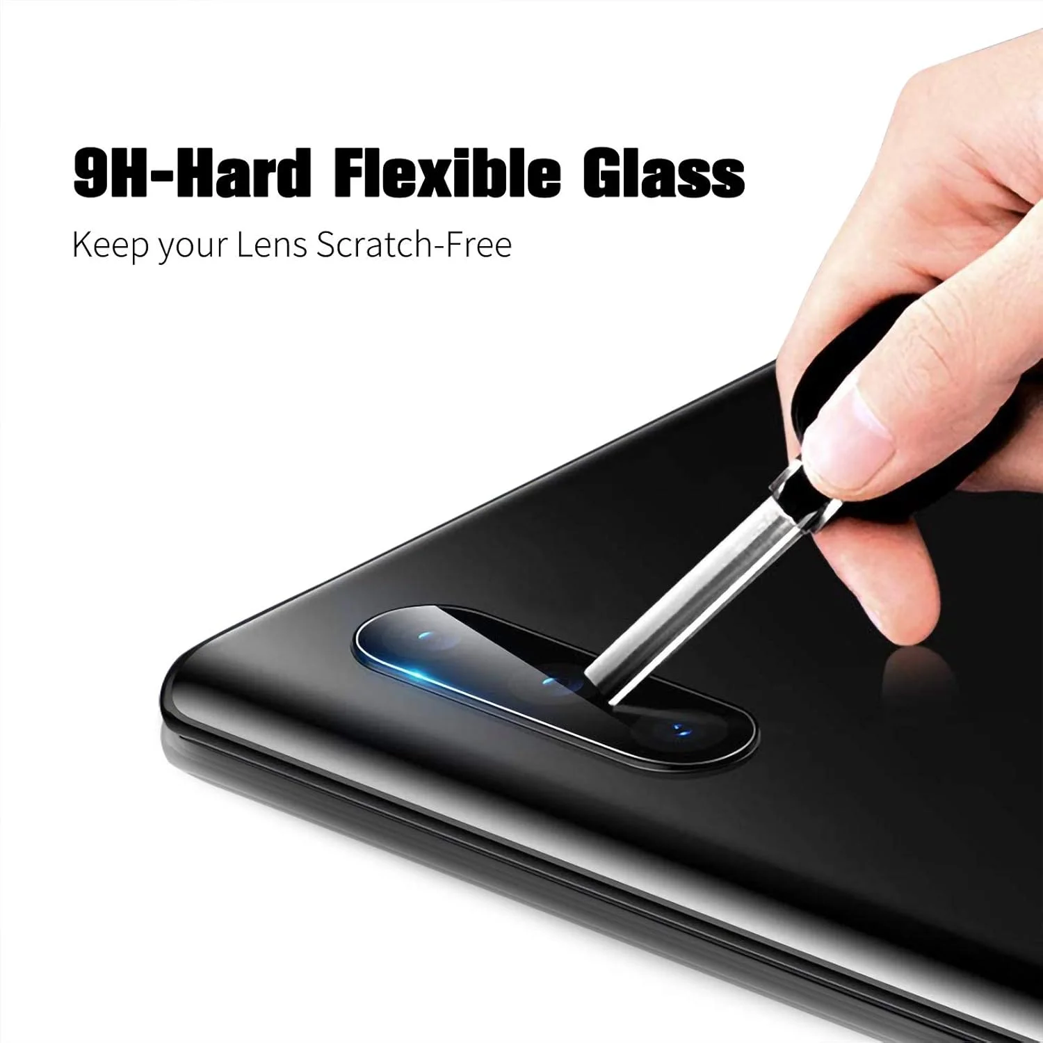 محافظ لنز دوربین AYSOW برای XIAOMI MI 10S 5G، فیلم لنز شیشه ای سخت شده HD، ضد اثر انگشت/ضد خش، بدون حباب، نصب آسان، سختی 9H، محافظ دوربین برای XIAOMI MI 10S 5G [بسته 3 عددی]