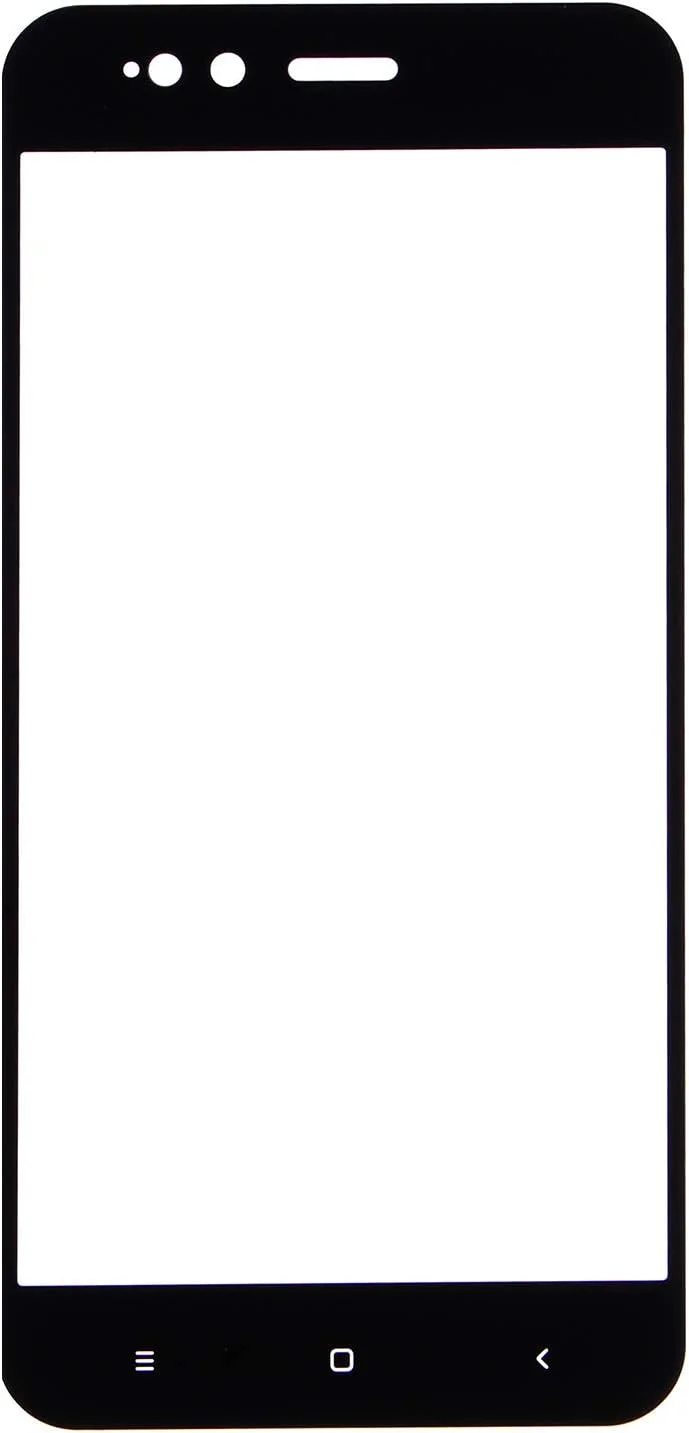 محافظ صفحه نمایش شیشه ای برای شیائومی Mi A1، مشکی