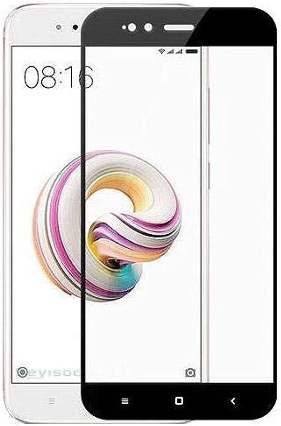 محافظ صفحه نمایش شیشه ای تمام صفحه شیائومی Mi A1 - مشکی