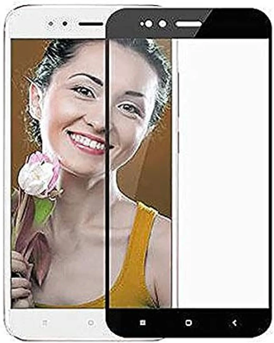 محافظ صفحه نمایش شیشه ای تمام صفحه شیائومی Mi A1 - مشکی