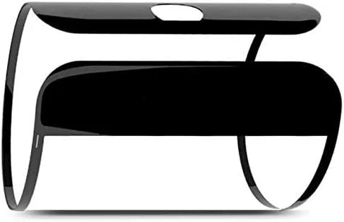 محافظ صفحه نمایش شیشه ای حرارت دیده برای شیائومی می مکس 2، فیلم تمام صفحه با چاپ ابریشمی (لبه قوس دار) - مشکی