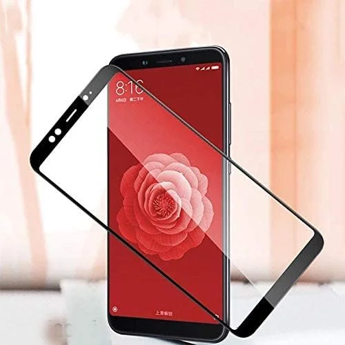 محافظ صفحه نمایش شیشه ای 5D برای گوشی شیائومی Mi A2 و Mi 6X با پوشش کامل - فریم مشکی محافظ صفحه نمایش شیشه ای 5D برای گوشی شیائومی Mi A2 و Mi 6X با پوشش کامل - فریم مشکی
