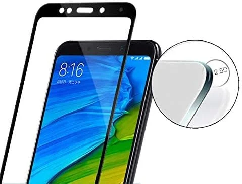 محافظ صفحه نمایش شیشه ای شیائومی Redmi Note 5 با فریم مشکی - شیائومی Note 5 محافظ صفحه نمایش شیشه ای شیائومی Redmi Note 5 با فریم مشکی - شیائومی Note 5