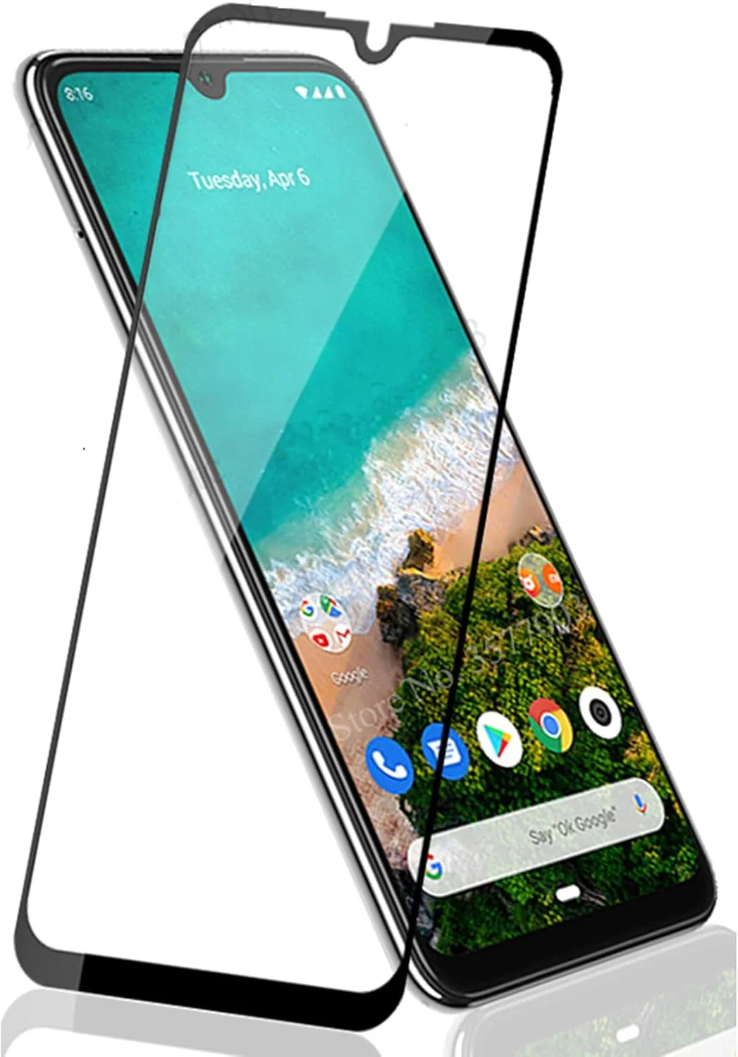 محافظ صفحه نمایش شیشه ای حرارت دیده گوشی موبایل، پوشش کامل، مناسب برای شیائومی Redmi Note 9s 9 Pro Redme 9A 9C NFC، 3 عدد