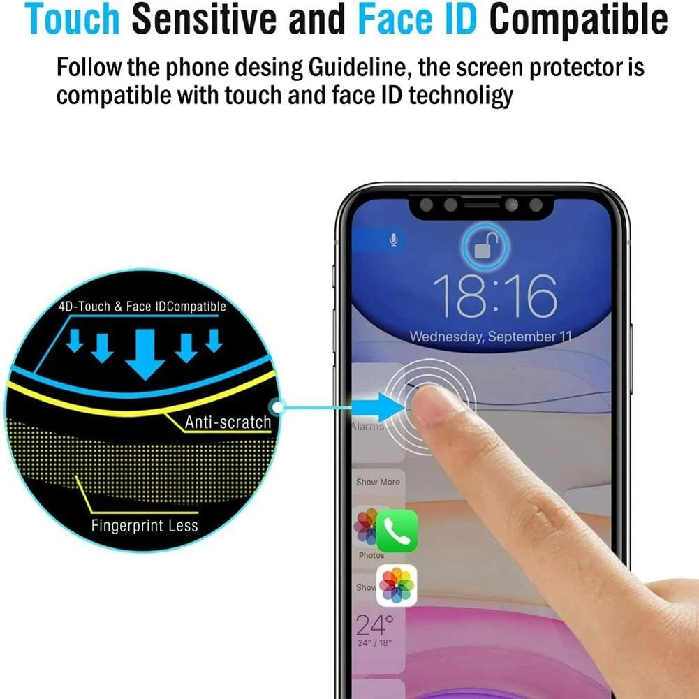 محافظ صفحه نمایش حریم خصوصی Ytaland بسته 2 عددی برای شیائومی Redmi 14C/Poco C75، شیشه محافظ ضد جاسوسی، فیلم محافظ صفحه نمایش حریم خصوصی، [ضد جاسوسی] [سختی 9H برای شیشه حرارت دیده] [بدون حباب]