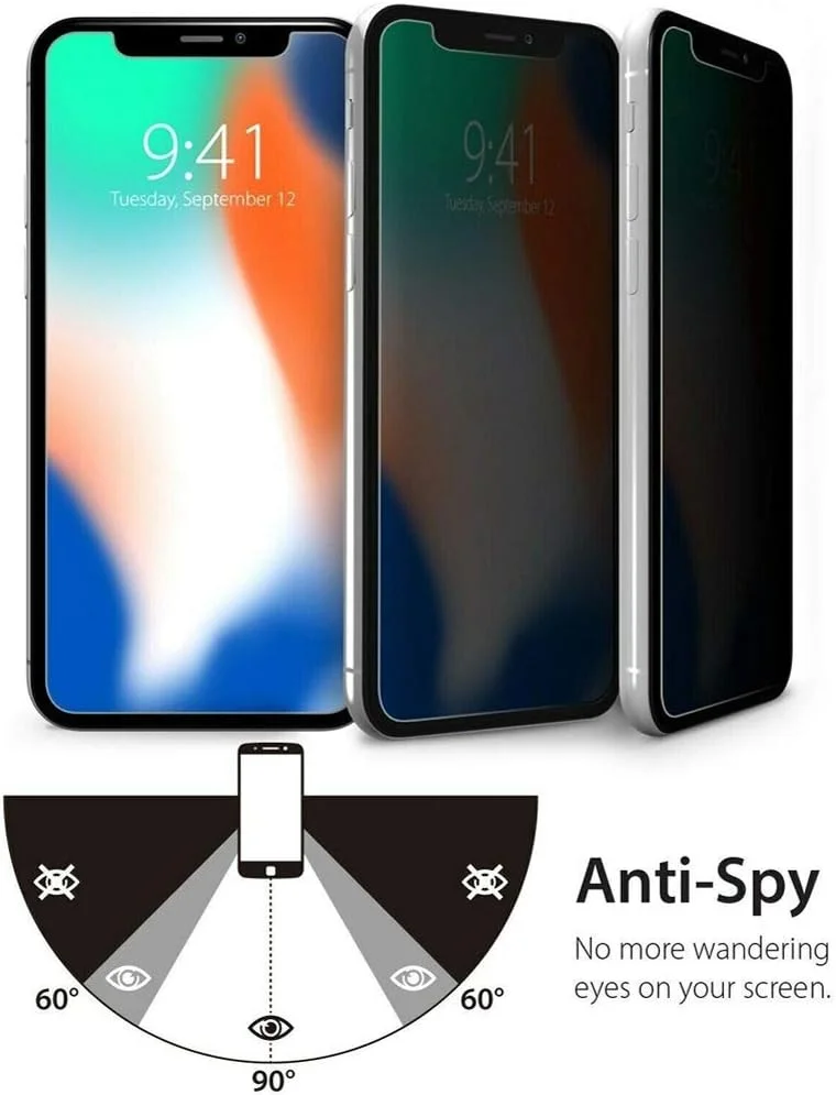 محافظ صفحه نمایش حریم خصوصی Ytaland بسته 2 عددی برای شیائومی Redmi 14C/Poco C75، شیشه محافظ ضد جاسوسی، فیلم محافظ صفحه نمایش حریم خصوصی، [ضد جاسوسی] [سختی 9H برای شیشه حرارت دیده] [بدون حباب]