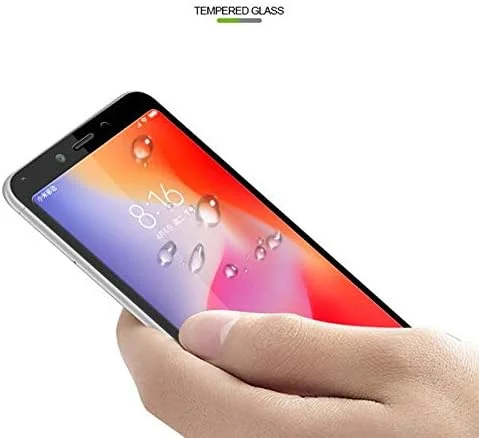 محافظ صفحه نمایش شیشه ای تمام صفحه شیائومی ردمی 6 و 6A (مشکی) محافظ صفحه نمایش شیشه ای تمام صفحه شیائومی ردمی 6 و 6A (مشکی)