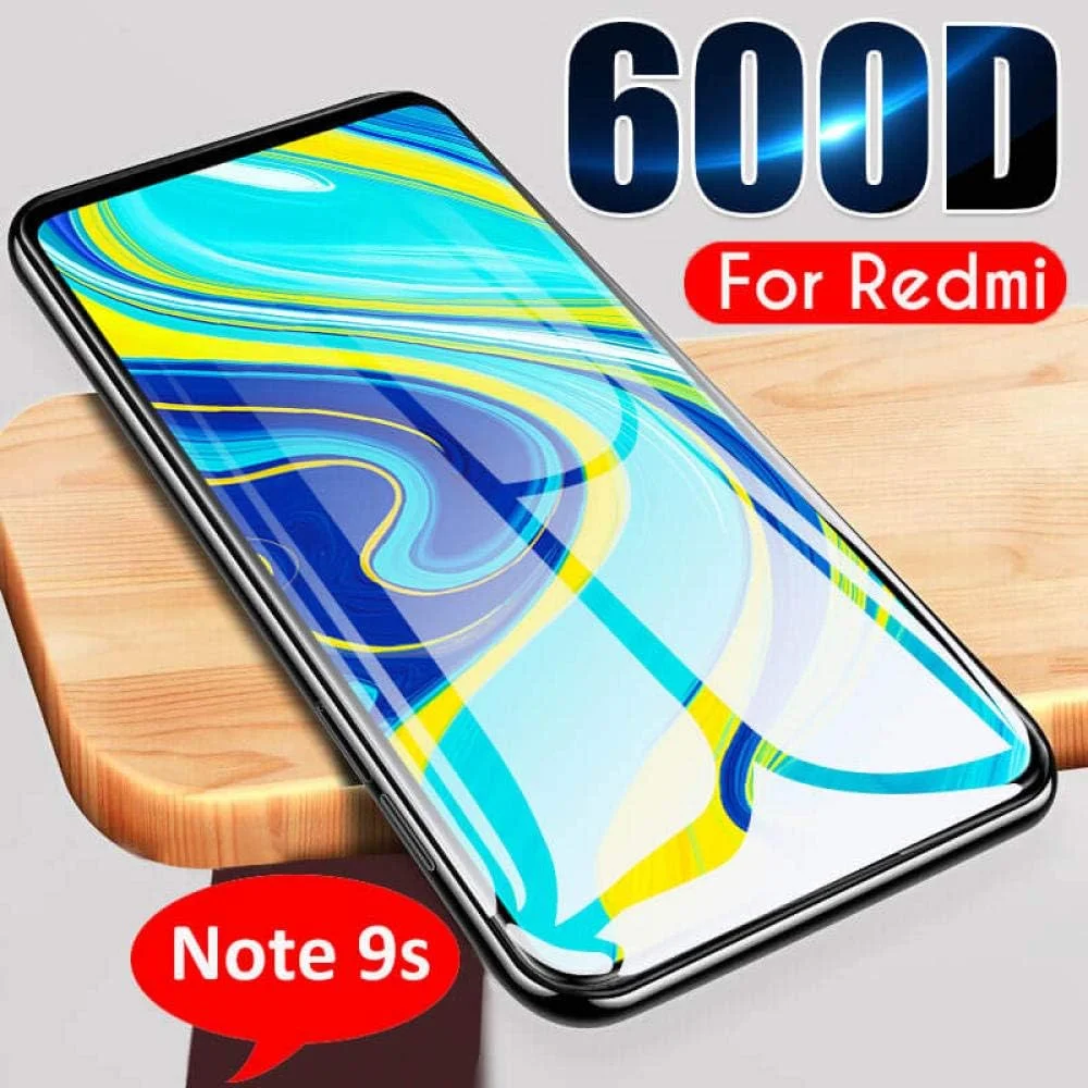 بسته 3 عددی محافظ صفحه نمایش شیشه ای حرارت دیده MIBQM برای گوشی Redmi Note 9s و فیلم محافظ شیشه ای برای گوشی Xiaomi Note 9 Pro