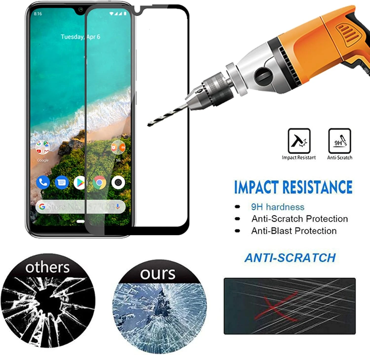 محافظ صفحه نمایش شیشه ای حرارت دیده گوشی موبایل TWAYBY، پوشش کامل، مناسب برای شیائومی Redmi Note 10 Pro، 3 عدد محافظ صفحه نمایش شیشه ای حرارت دیده گوشی موبایل TWAYBY، پوشش کامل، مناسب برای شیائومی Redmi Note 10 Pro، 3 عدد