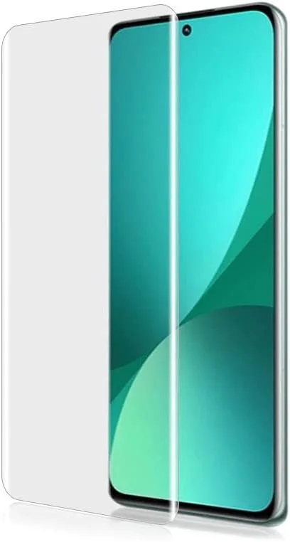 محافظ صفحه نمایش UV سازگار با گوشی شیائومی Mi 12 / Mi 12X، [لامپ UV] پوشش کامل چسب کامل شیشه حرارت دیده منحنی سه بعدی برای شیائومی Mi 12 / Mi 12X شفاف
