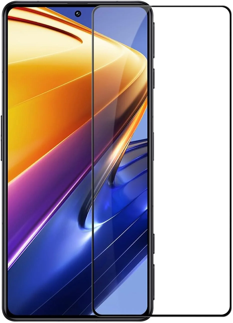 محافظ صفحه نمایش شیشه ای ضد انفجار 2.5D نیلكین CP+PRO برای گوشی شیائومی پوکو F4 GT 5G، مشکی