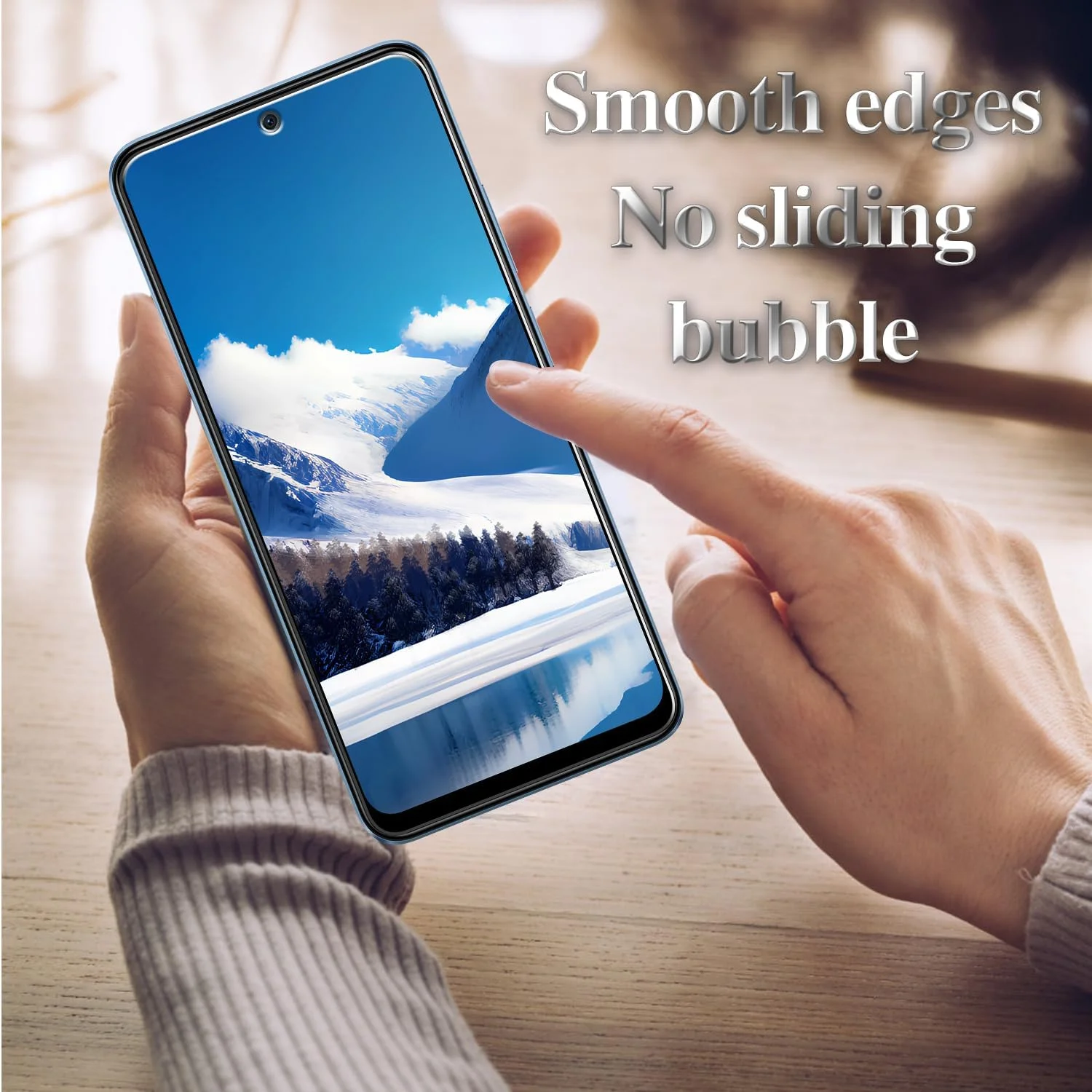 محافظ صفحه نمایش [بسته 3 عددی] Kesuwe برای گوشی شیائومی Redmi Note 12، شیشه حرارت دیده با سختی 9H، ضد خش، فوق العاده مقاوم، شفافیت HD، بدون حباب، نصب آسان، سازگار با قاب