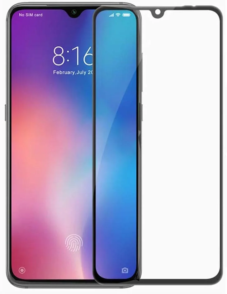 محافظ صفحه نمایش شیشه ای GAPlus XiaoMi Mi9 SE 6.26 اینچ [پوشش کامل] [سازگار با قاب] برای XiaoMi Mi9 SE