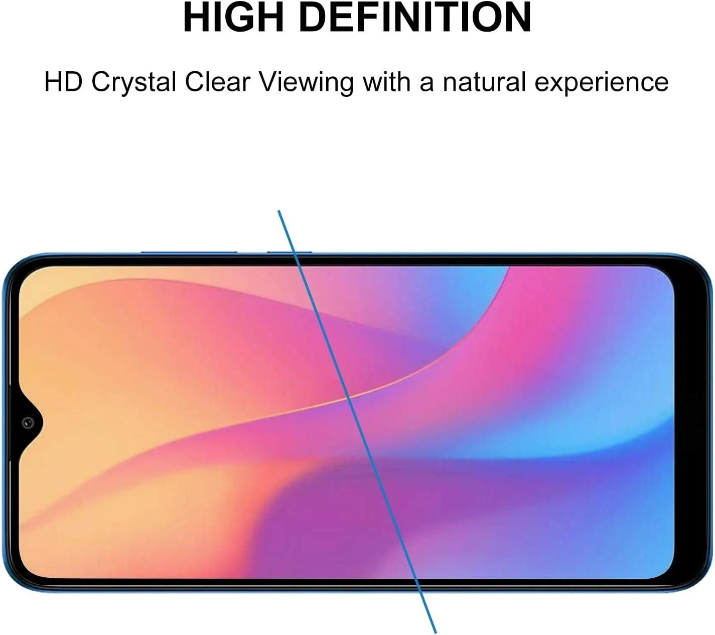 محافظ صفحه نمایش شیشه ای تمپرد فول چسب مناسب برای گوشی موبایل شیائومی Redmi 8A Dual بسته 25 عددی