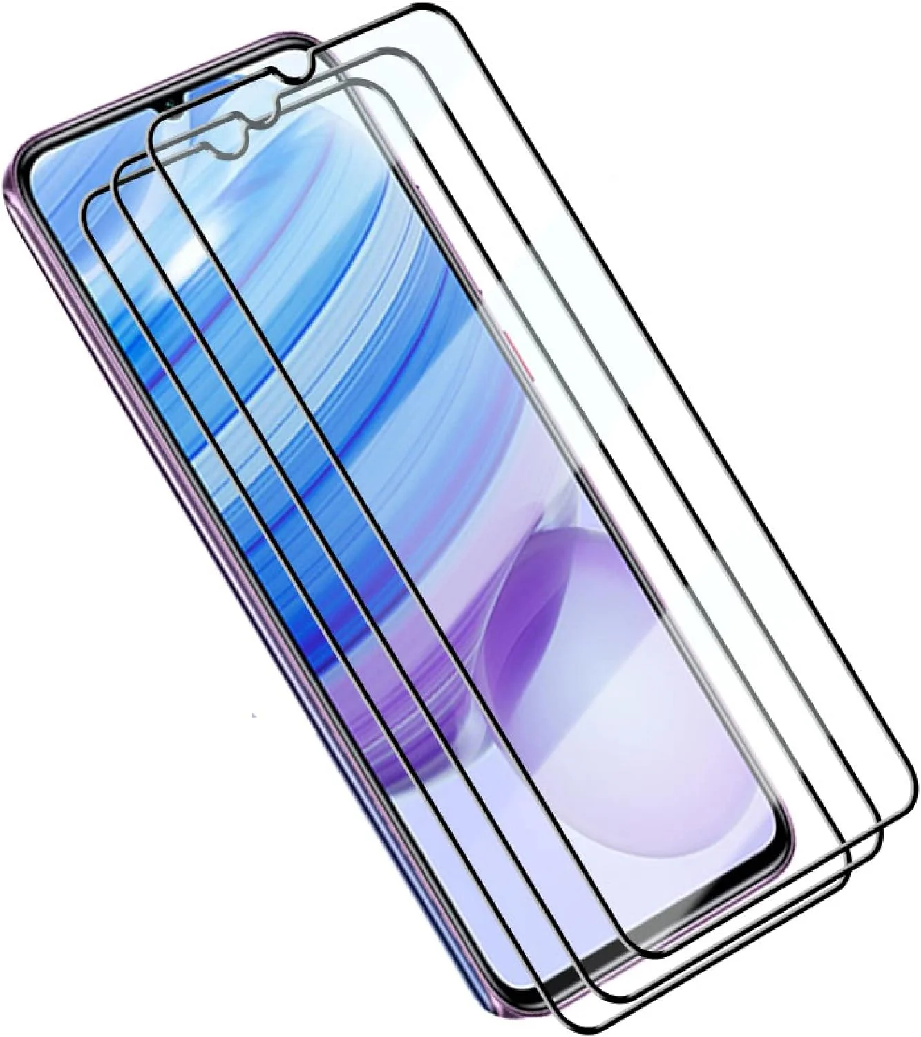 محافظ صفحه نمایش شیشه ای حرارت دیده Woowin بسته 3 عددی برای شیائومی Redmi K40 Pro K40 K30