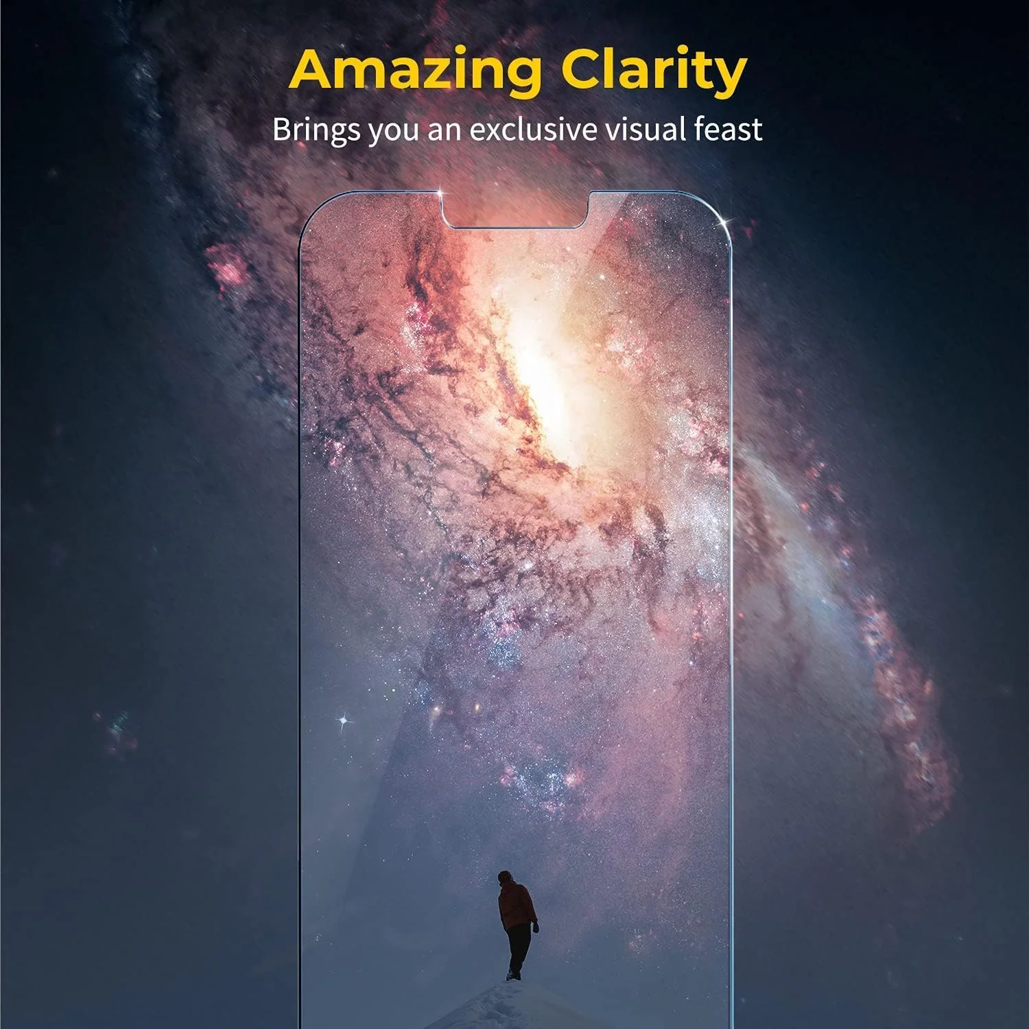 محافظ صفحه نمایش پورتال AE سازگار با UV مناسب برای شیائومی Mi13lite چسب ژله ای مقاوم در برابر خراش [وضوح HD]