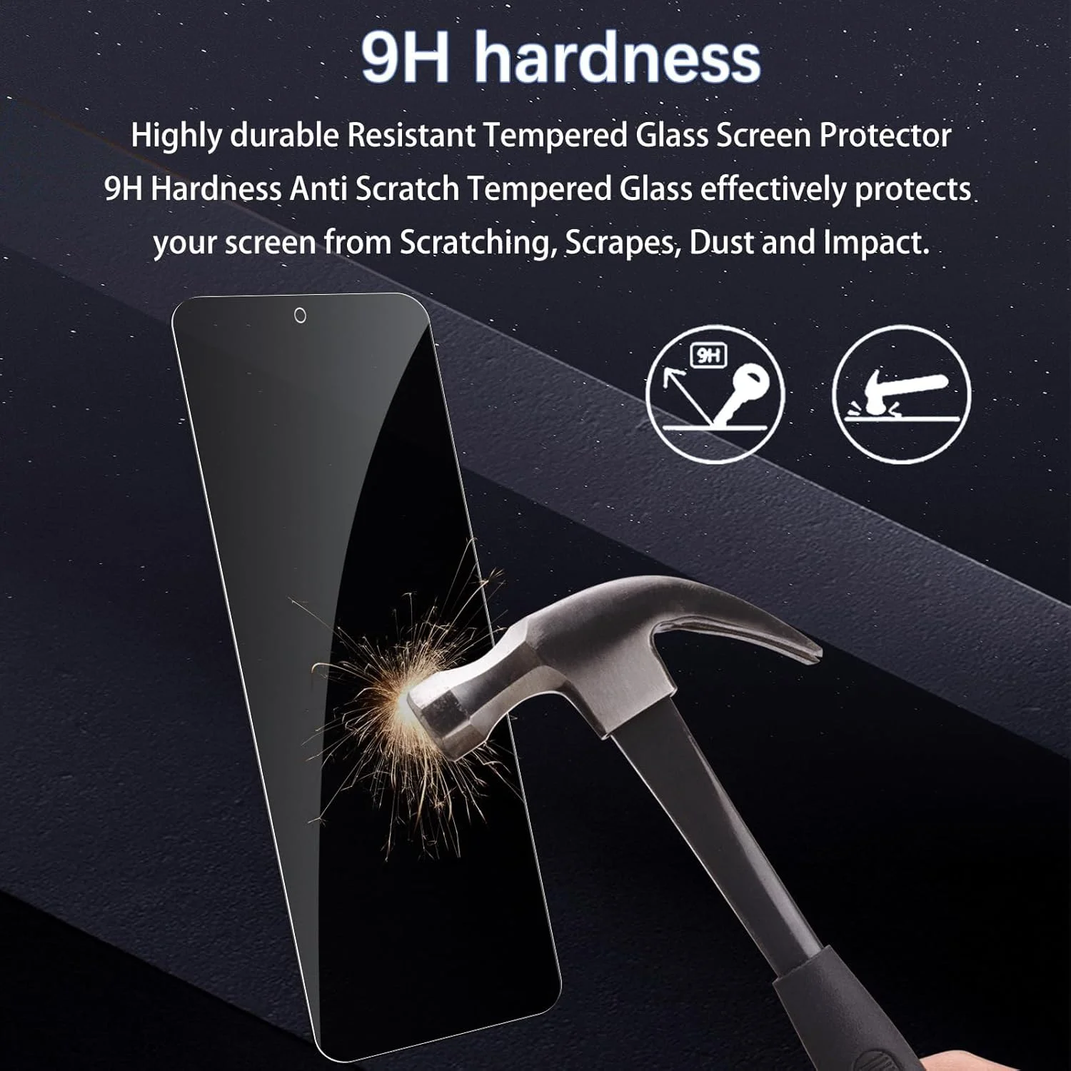 محافظ صفحه نمایش حریم خصوصی 3 عددی DYNASCO برای شیائومی POCO F2 Pro، شیشه حرارت دیده ضد جاسوسی با سختی 9H برای شیائومی POCO F2 Pro – از باز کردن قفل اثر انگشت پشتیبانی نمی کند