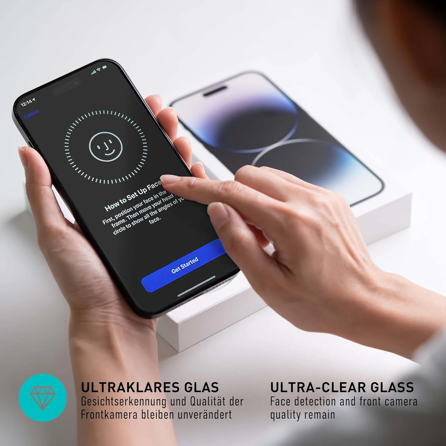 محافظ صفحه نمایش شیشه ای تمپرد [3 عدد، شفاف] smartect برای شیائومی پوکو M3، محافظ صفحه نمایش HD ضد خش، بدون حباب، سختی 9H، 0.3 میلی متر فوق العاده شفاف، فوق العاده مقاوم