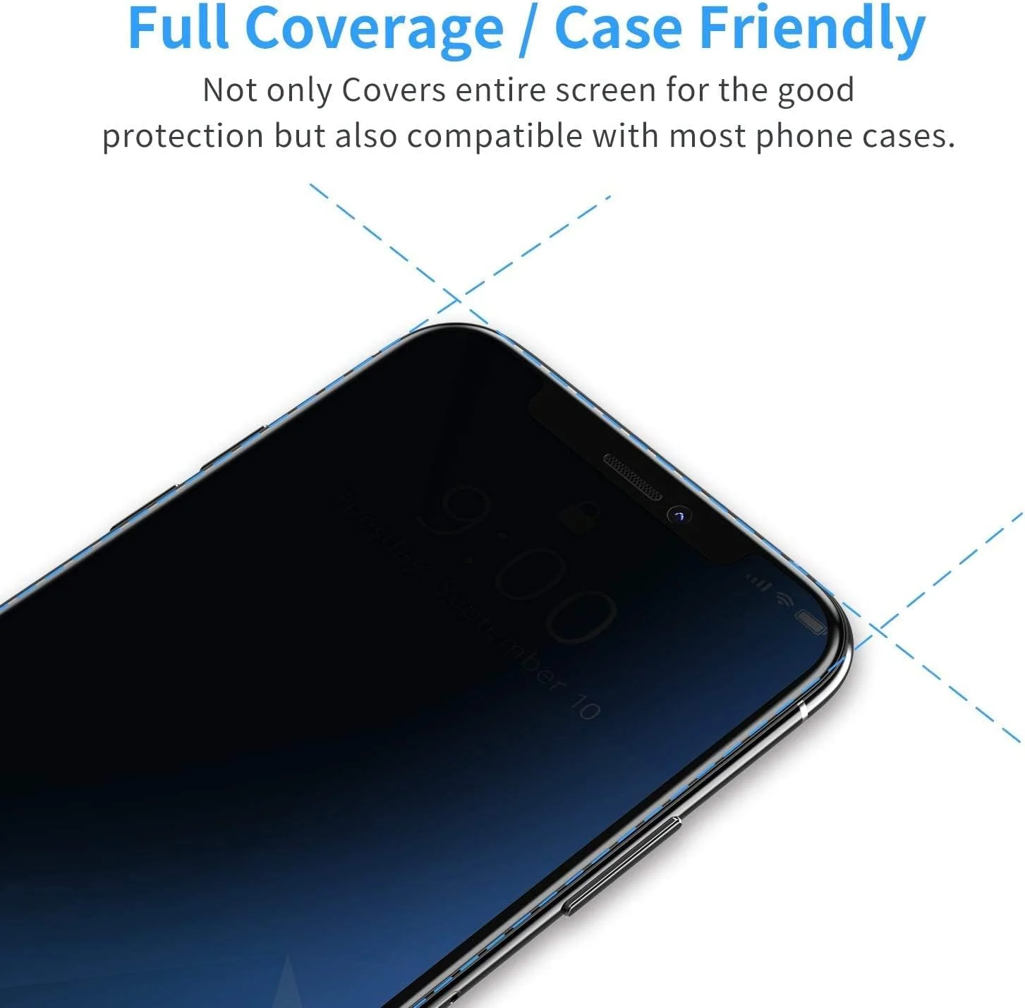 محافظ صفحه نمایش حریم خصوصی Sewutoyu [بسته 2 عددی] سازگار با Xiaomi 13 Ultra، محافظ صفحه نمایش شیشه ای حرارت دیده حریم خصوصی پوشش کامل ضد جاسوسی