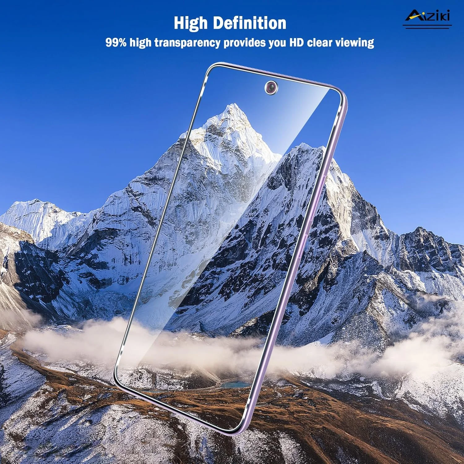 آیزیکی [2 عدد محافظ صفحه نمایش شیشه ای تمپر شده برای شیائومی پوکو M7 پرو 4G، شفاف HD، ضد خش، ضد اثر انگشت، پوشش کامل صفحه نمایش با سختی 9H برای شیائومی پوکو M7 پرو 4G]